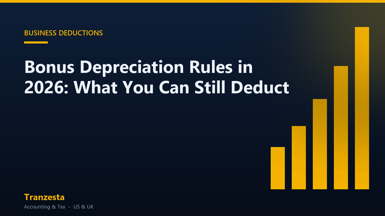 Bonus Depreciation Rules in 2026: What You Can Still Deduct
