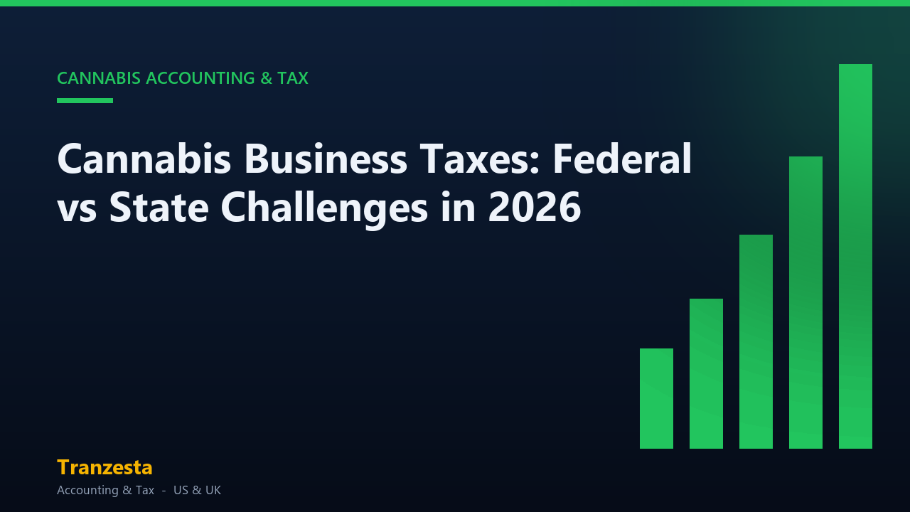 Cannabis Business Taxes: Federal vs State Challenges in 2026