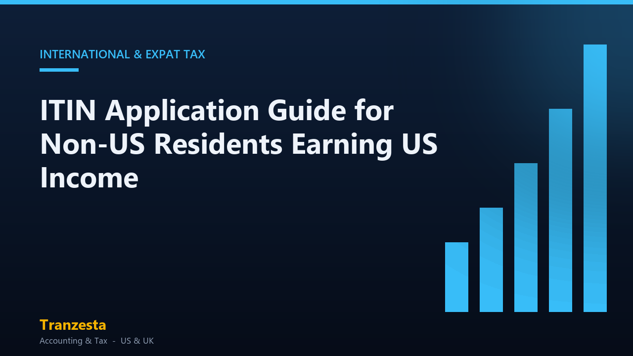 ITIN Application Guide for Non-US Residents Earning US Income