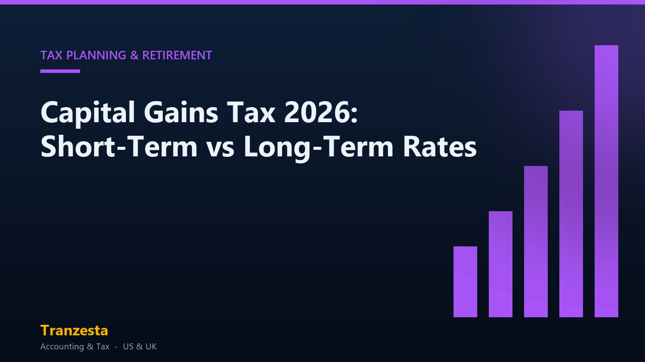 Capital Gains Tax 2026: Short-Term vs Long-Term Rates
