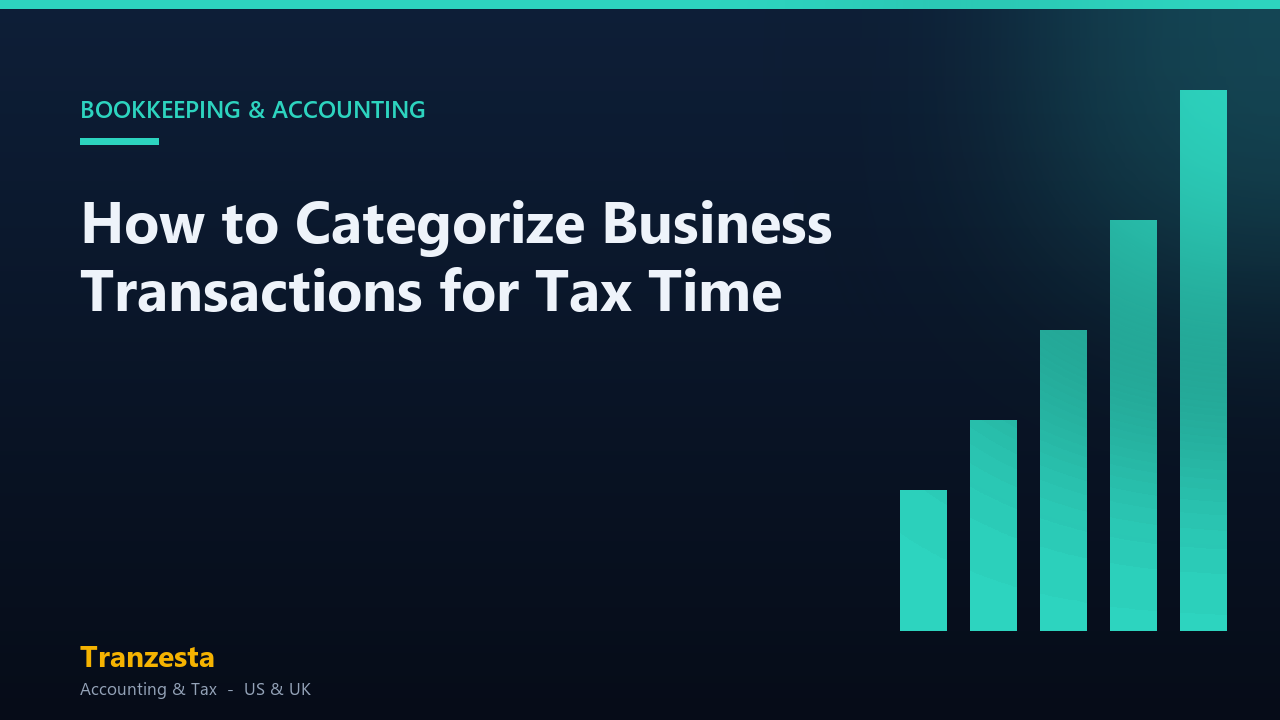 How to Categorize Business Transactions for Tax Time