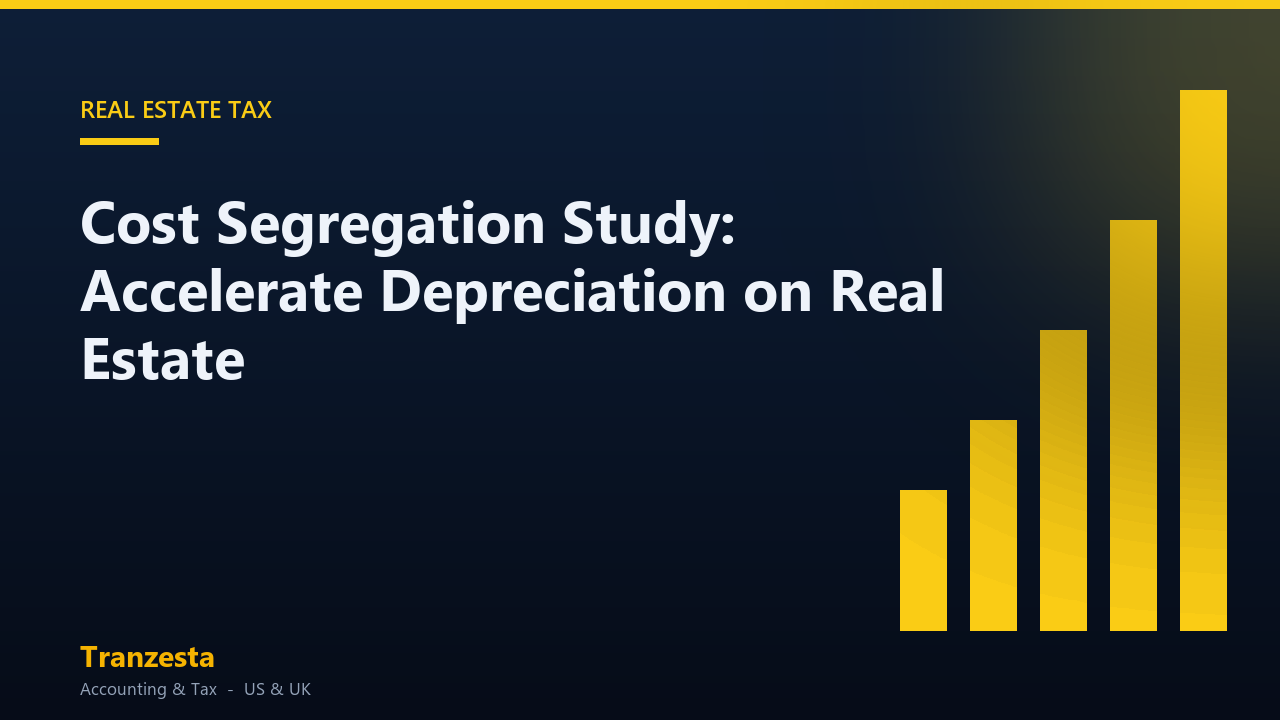 Cost Segregation Study: Accelerate Depreciation on Real Estate