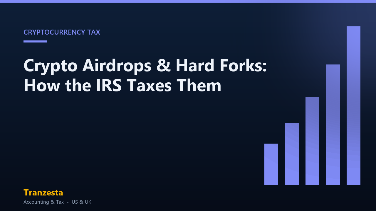 Crypto airdrops and hard forks tax - Tranzesta crypto tax guide