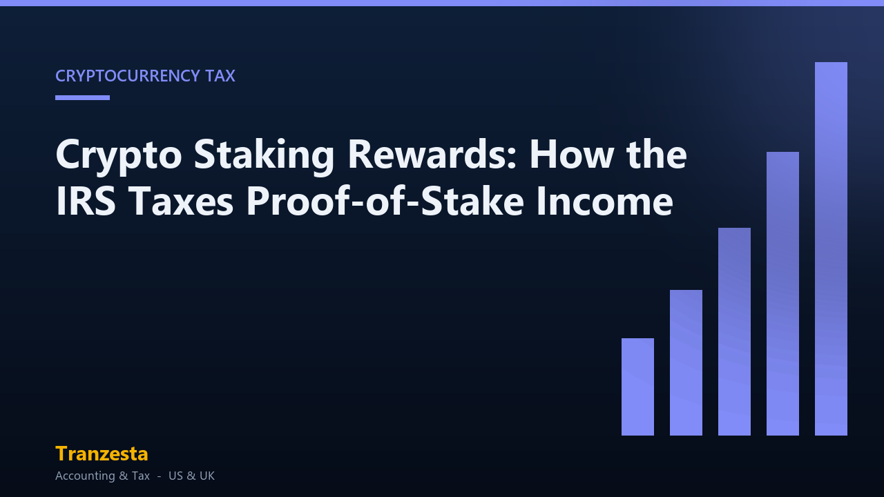 Crypto Staking Rewards: How the IRS Taxes Proof-of-Stake Income