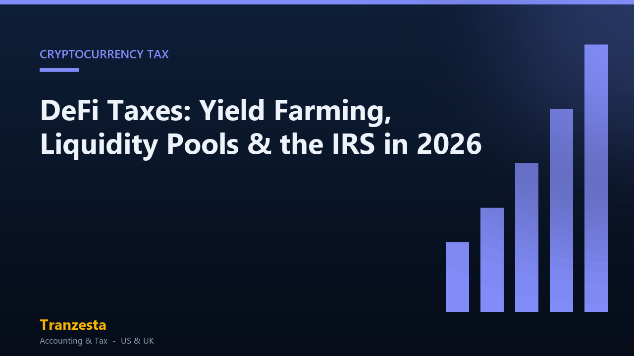 DeFi Taxes: Yield Farming, Liquidity Pools & the IRS in 2026