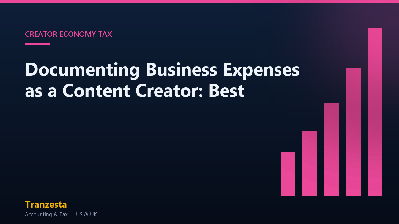 Documenting Business Expenses as a Content Creator: Best