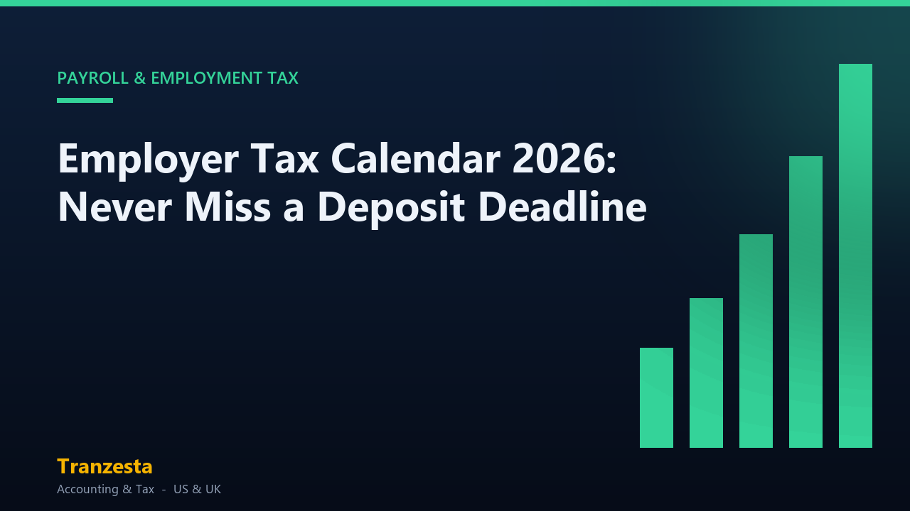 Employer Tax Calendar 2026: Never Miss a Deposit Deadline