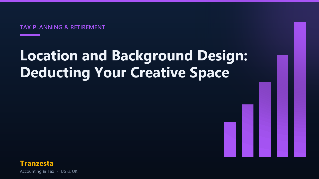 Location and Background Design: Deducting Your Creative Space