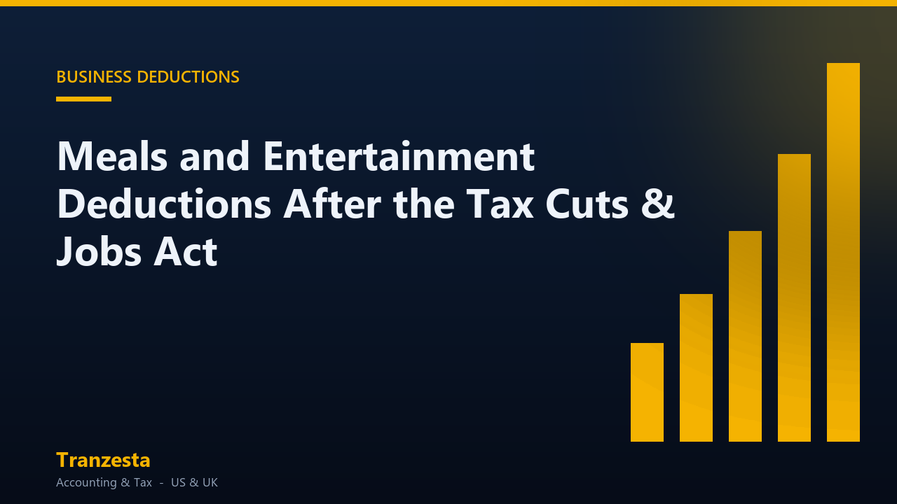 Meals and Entertainment Deductions After the Tax Cuts & Jobs Act