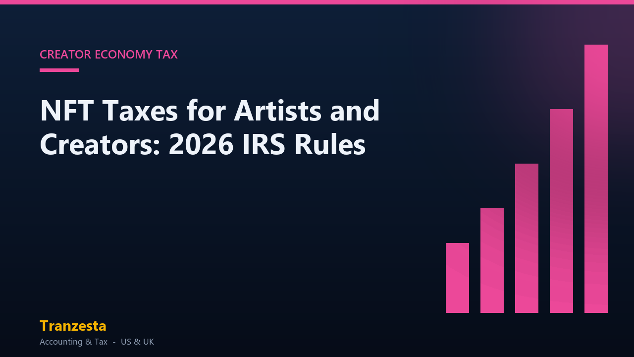 NFT Taxes for Artists and Creators: 2026 IRS Rules