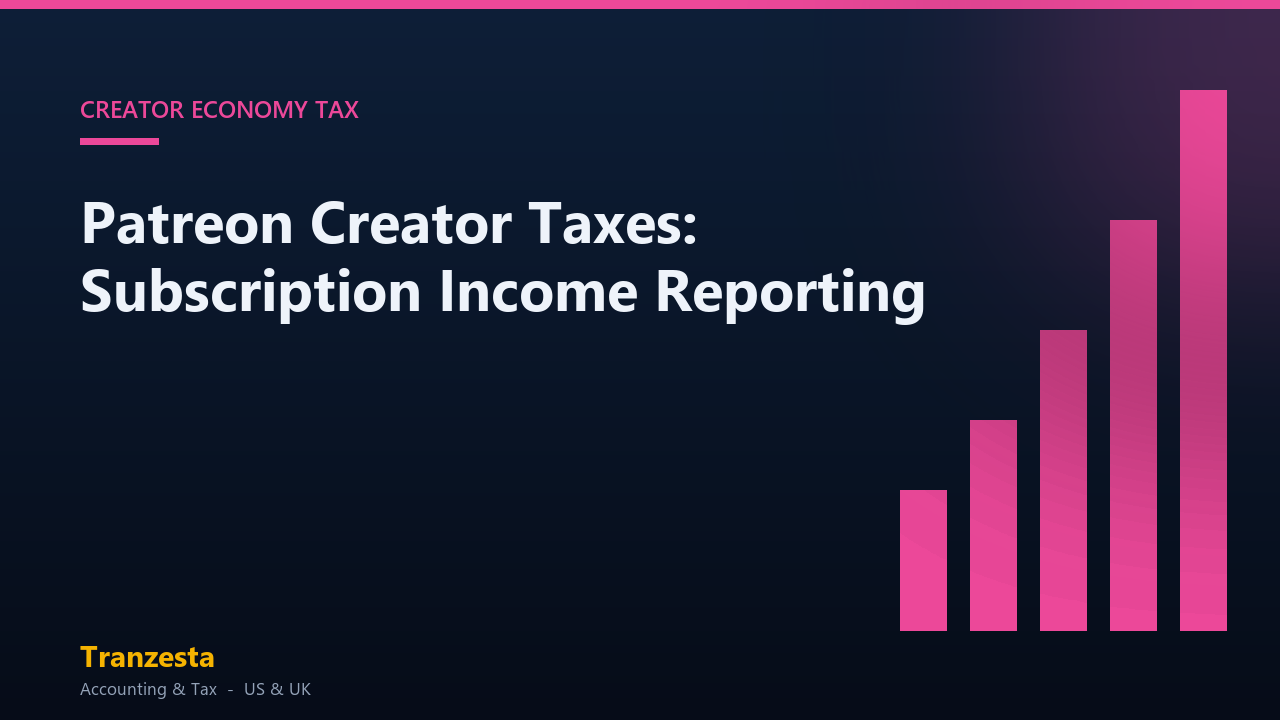 Patreon Creator Taxes: Subscription Income Reporting