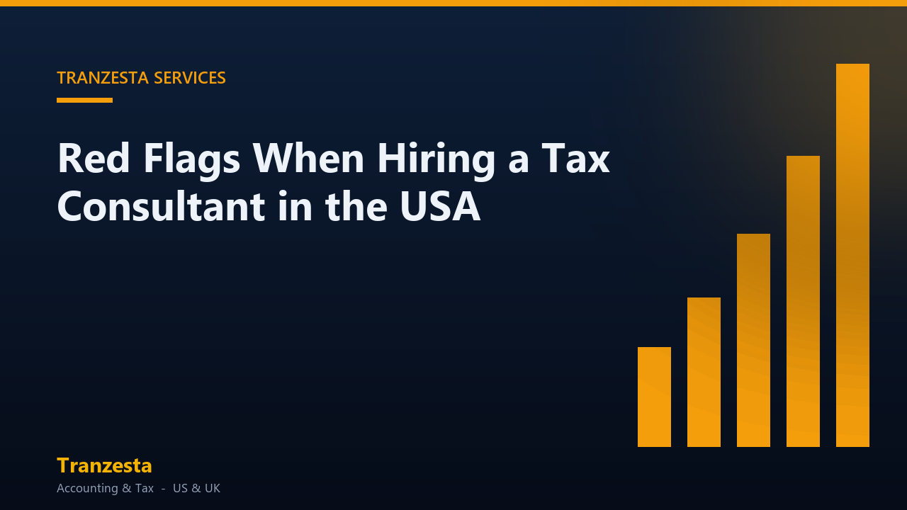 Red Flags When Hiring a Tax Consultant in the USA