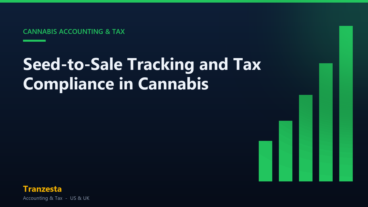 Seed-to-Sale Tracking and Tax Compliance in Cannabis