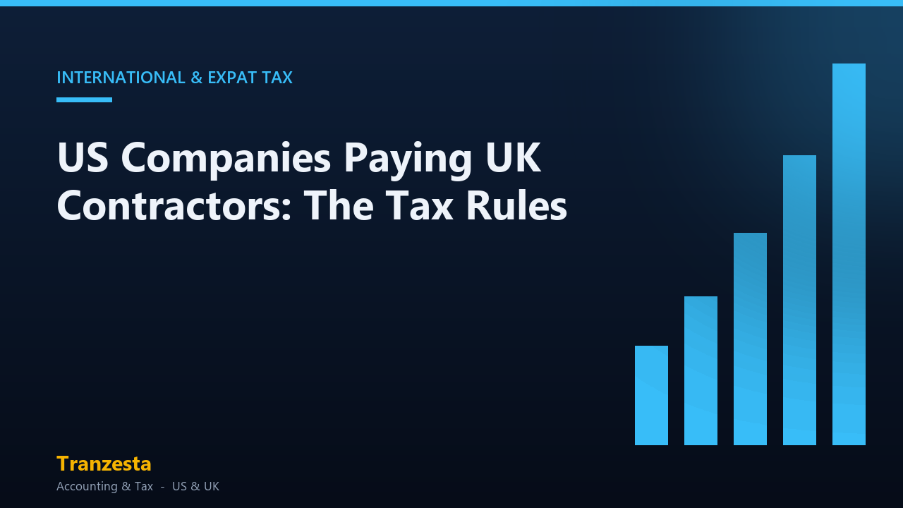 US companies paying UK contractors - Tranzesta cross-border tax guide